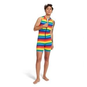 TomboyX Pride Collection Unisex Unisuit Swimsuit Size XS